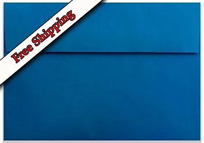 Deep Royal Blue  A6 70lb 4-3/4 X 6-1/2 Envelopes For Up To 4-1/2 X 6-1/4 Inserts • $92.11