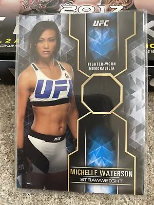 2017 Topps UFC Knockout Knockout Relics /125 Michelle Waterson #KR-MW • $10