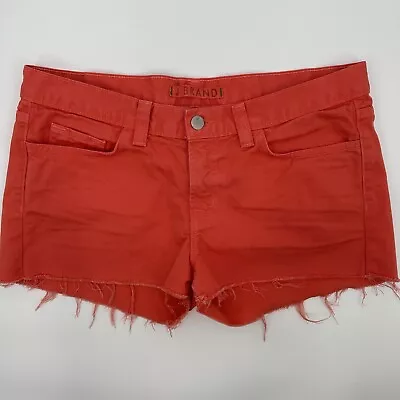 J Brand Tangerine Cut Off Raw Hem Shorts Size 28 • $24.99