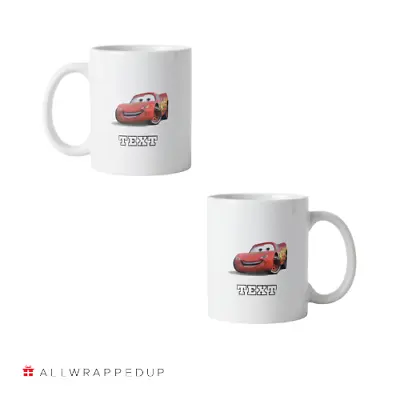 Personalised Cars Name Mug  Coffee Tea Cup Drink Mug 11oz Lightning McQueen • £7