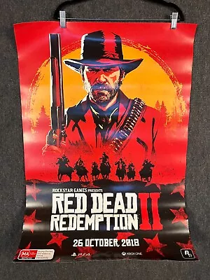 Red Dead Redemption 2 Video Game Promo Retail Poster Display PS4 Xbox One 23x33  • $99