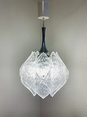 Mid Century Ceiling Fixture Vintage Ceiling Lamp Sputnik Lucite Lamp 70s 60s • $129