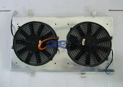 Aluminum Radiator Shroud + FANS For Nissan 240SX Silvia S13 SR20/SR20DET 89-94 • $188