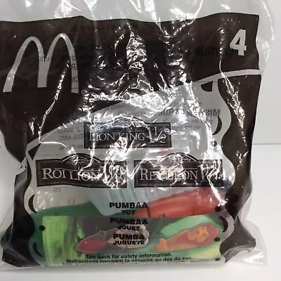 2003/2004 McDonalds Disney Lion King 1 1/2  Pumbaa #4 Happy Meal Toy New • $3.95