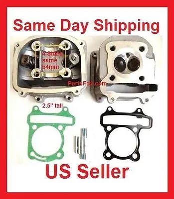 Cylinder Head Assy 150cc GY6 Engine Gaskets JCL SunL Roketa Moped Scooter • $32.99