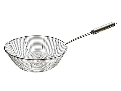 New XL Skimmer Ladle Sieve Strainer Spoon Mesh Stainless Steel Food Grade  • £9.89