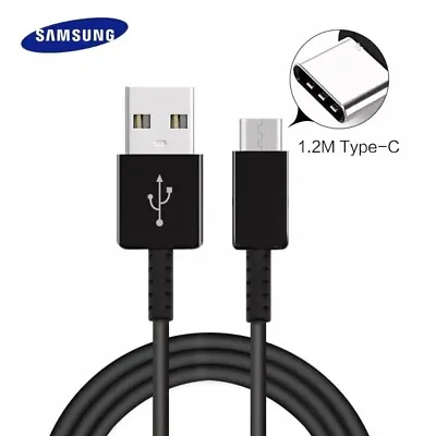 Genuine Samsung Type C USB Charging Data Sync Cable Lead  **BUY 2 GET 3** 1.2M • £2.85