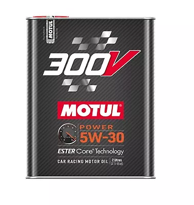 Motul 300V POWER RACING 5W30 2L Fully Synthetic Ester Racing Engine Motor Oil • $44.95