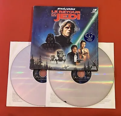 Star Wars Return Jedi 1995 Version French Pal Very Good Condition 2X Laserdiscs • $47.76