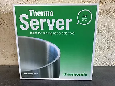 $229.95 • Buy Thermomix Thermoserver Thermo Mix Server 2.6L (3L, 3000ml) Stainless Steel Round