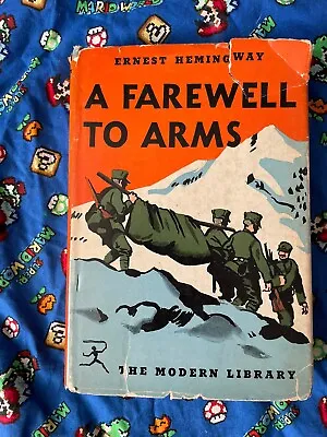 1932 Modern Library EARLY Hemingway A FAREWELL TO ARMS Scarce Dust Jacket • $10.50
