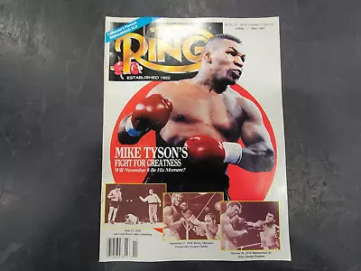 The Ring November 1991 Magazine Mike Tyson • $10.95
