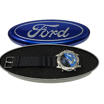 FORD Watch Official Licensed Ford Motor Co Product *Scratched Case* Untested • $149.95