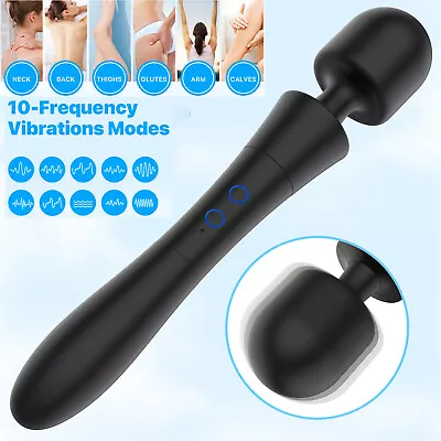 Handheld Massager 10 Speed Wand Vibrating Massage Magic Full Body Therapy Motor • $17.95