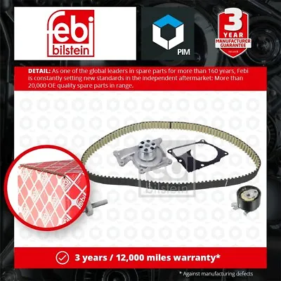 Timing Belt & Water Pump Kit Fits INFINITI Set 1680600Q2DS1 Febi Quality New • $120.08