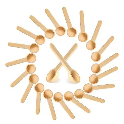 100 Pieces Small Wooden Spoons 3 Inch Mini Wooden Spoons Tiny Wooden Scoop F... • $32.77