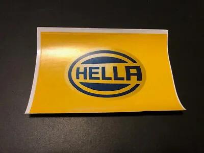 Hella Lights Oem Sticker 2.5x4 Jdm Vehicle Window Offroad Street Racing • $6.71