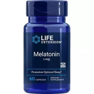 Life Extension Melatonin 1 Mg 60 Caps • $4.88