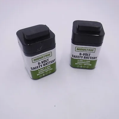 2 Pack Moultrie Feeders 6 Volt 5 Amp Rechargeable Safety Battery MFHP12406 • $55.99