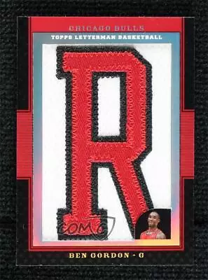 $1.25 • Buy 2007-08 Topps Letterman Refractor 2/5 Ben Gordon (Letter R) #LP-BG Patch