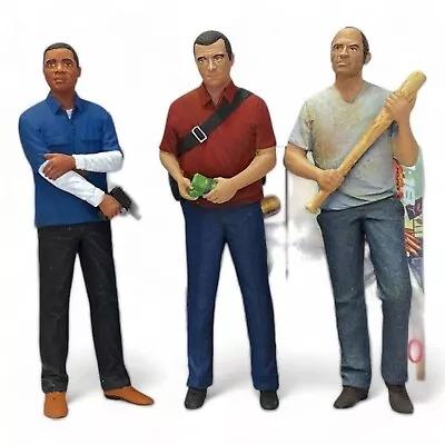 1/18 GTA 5 TRIO SET OF 3 FIGURES - Action Figure By SF • $349.99
