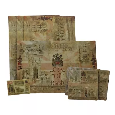 Set Of 4 Placemats City Of Bath And 4 Coasters PLUS A FREE Fridge Magnet • £12.99