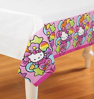 Hello Kitty Party Supplies TABLE COVER 54 X 96 Inch Plastic Genuine • $13.95