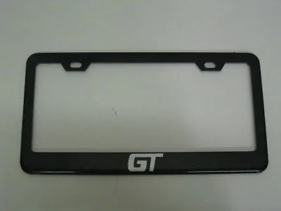 $12.65 • Buy *GT* GRAND AM/PRIX BLACK Metal License Plate Frame Tag Holder With Caps
