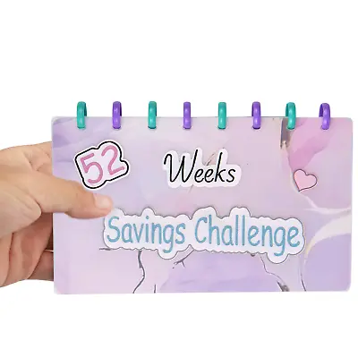 Money Savings Challenges Binder 52 Week Savings Challenges Book W/ Envelope Lot • $28.89