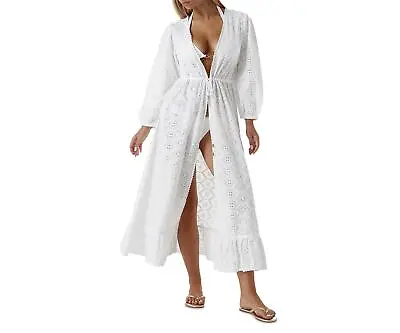 Melissa Odabash 303517 Womens Avery Cotton Kaftan Swim Cover-Up Size XS • $254.15