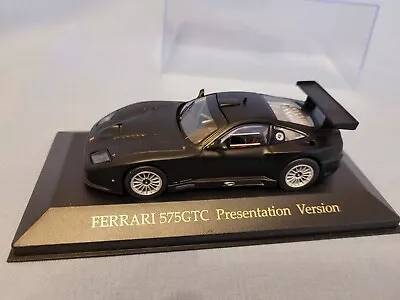 IXO Models 1/43 Scale FERRARI 575GTC PRESENTATION VERSION BLACK 2004 FER013 • £25