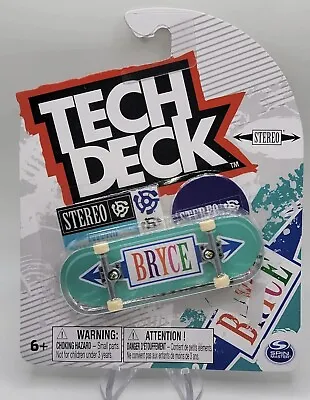 Tech Deck STEREO Bryce Finger Skateboard. Fingerboard • $9.99