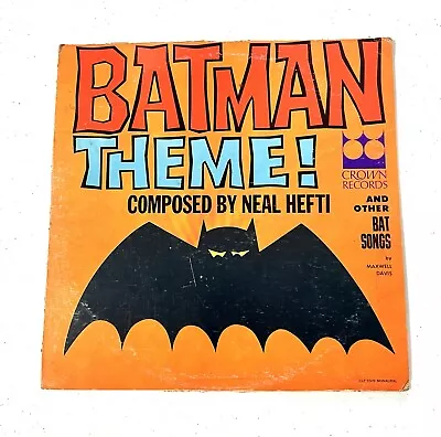 Maxwell Davis & Neil Hefti Batman Theme! Rare Vinyl Record VG+ • $24.97