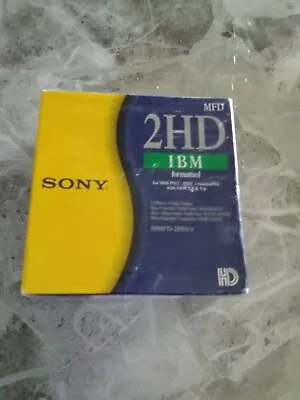 Sony 2HD 1.44MB IBM Formatted 3.5  Floppy Discs 10 Pack New • £4.99