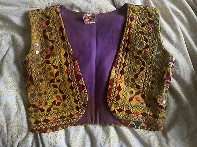 Rare 70s Vintage Indian Banjara Vest • $215