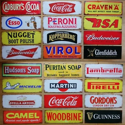 £6.99 • Buy Garage Bar Pub Mancave Vintage Retro Style Metal Signs Plaques Home Shed Decor