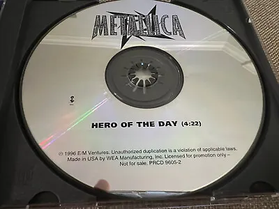 METALLICA Hero Of The Day [US Promo CD 1996] • $15