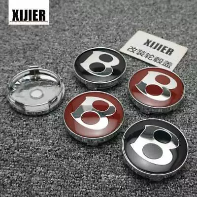 4Pcs 60mm Bentley Logo Car Wheel Center Hub Caps Cover Emblems Badge For Bentley • $33.77