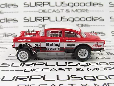 Hot Wheels LOOSE 1955 '55 CHEVROLET BEL-AIR GASSER Custom Swap W/Real Riders H1 • $12.95