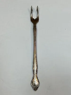 Oneida Community Silver-plated Ware Vintage Old Deli Meat Fork Small 2 Prong 6  • $11.99