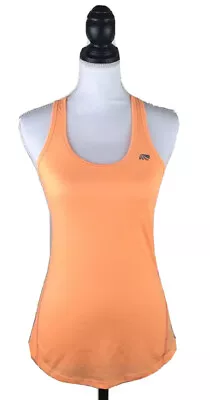 MARIKA TEK Orange Racer Back Athletic Tank Top Sz SMALL Dri-Wik Performance Wear • $17.99