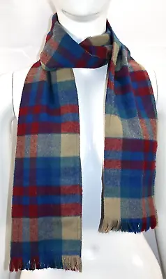 Multi Color Scarf 100% Acrylic Size 10 X56  RN#35148 Made In Hong Kong Dry Clean • $11.99