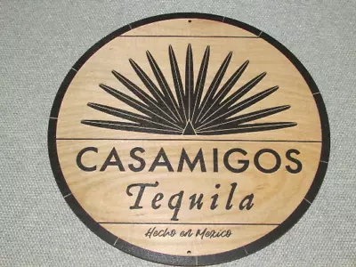 Rustic Style Casamigos Tequila Wood Barrel Top Style Wall Art Sign • $37.95