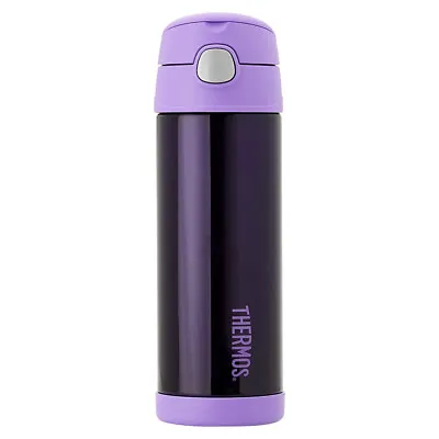 Thermos 470ml Funtainer Vacuum Insulated Drink Bottle Purple Stainless Steel • $28.80