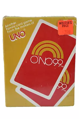 O'No 99 Family Card Game By Makers Of UNO 1983 International Games New Sealed • $13.75