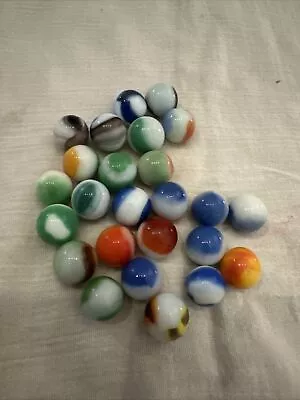 Lot Of Vintage Marbles Lot 25 Marble King MK-11 • $17.88