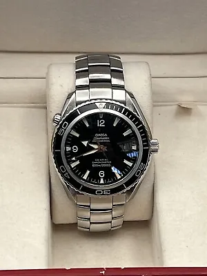 OMEGA Seamaster Planet Ocean Men's Black Watch - 2200.50.00 - Complete Set • $3987