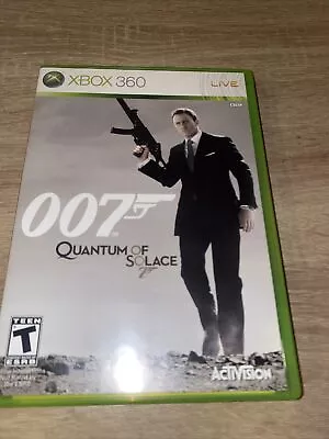 James Bond 007: Quantum Of Solace (Microsoft Xbox 360) CIB Tested • $16