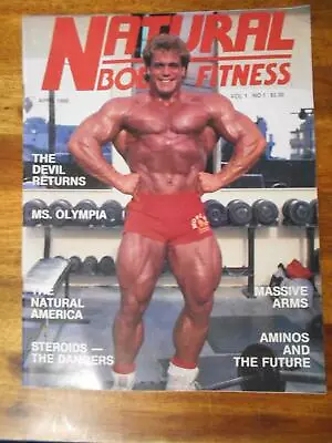 NATURAL BODY & FITNESS Bodybuilding Muscle ISSUE #1 Magazine LUIZ FREITAS 4-88 • $24.99