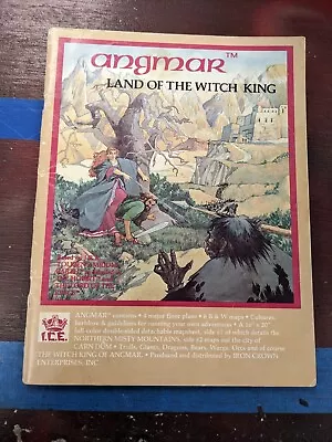 £86.25 • Buy Angmar Land Of The Witch King W/ Map Merp 2300 Lord Of The Rings